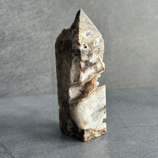 Natural Sphalerite Druzy Crystal Point