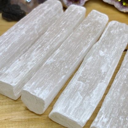 Raw Selenite Crystal Sticks
