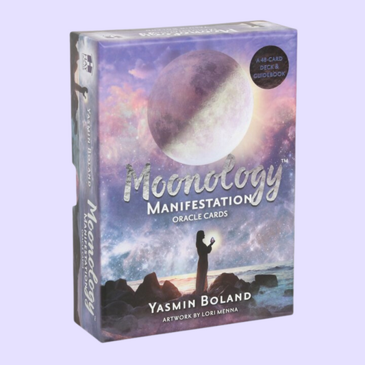 Supercharge your manifesting with the power of the Moon with Moonology Manifestation Oracle Cards. This stunning 48-card deck and guidebook—from Yasmin Boland, the bestselling author of Moonology: Working with the Magic of the Lunar Cycles, is hailed as “the greatest living astrological authority on the Moon”