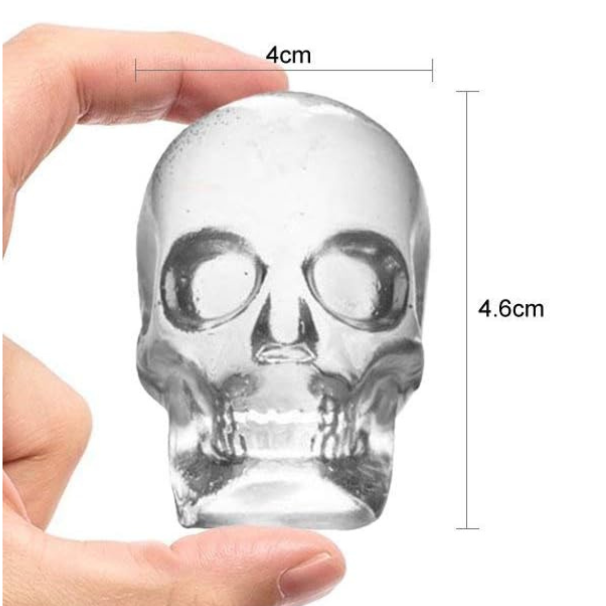 Large 3D Skeleton Head Ice Cube Mould 