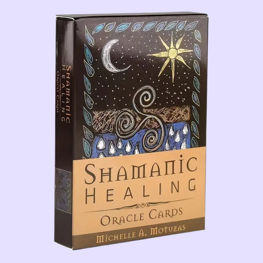 Shamanic Healing Oracle Cards - Explore your spiritual and human existence within the bounds of natural imagery and look into the energies, fears, and wrong beliefs that are holding you back from having the best life possible  Via Shamanism studies, these 44 beautifully drawn oracle cards will help you learn the importance of symbolism in the human psyche