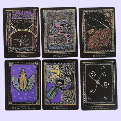 Shamanic Healing Oracle Cards - Explore your spiritual and human existence within the bounds of natural imagery and look into the energies, fears, and wrong beliefs that are holding you back from having the best life possible Via Shamanism studies, these 44 beautifully drawn oracle cards will help you learn the importance of symbolism in the human psyche