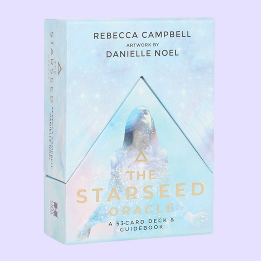 This oracle card deck from Rebecca Campbell is accompanied by the stunning artwork of Danielle Noel. The Starseed Oracle includes a 53-card deck and guidebook to help you connect to your cosmic origins as a Starseed Soul