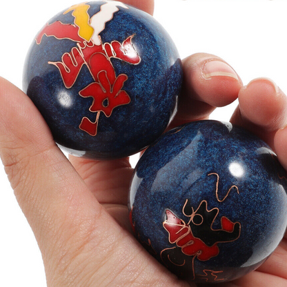 Set of 2 Blue Baoading Stress Balls