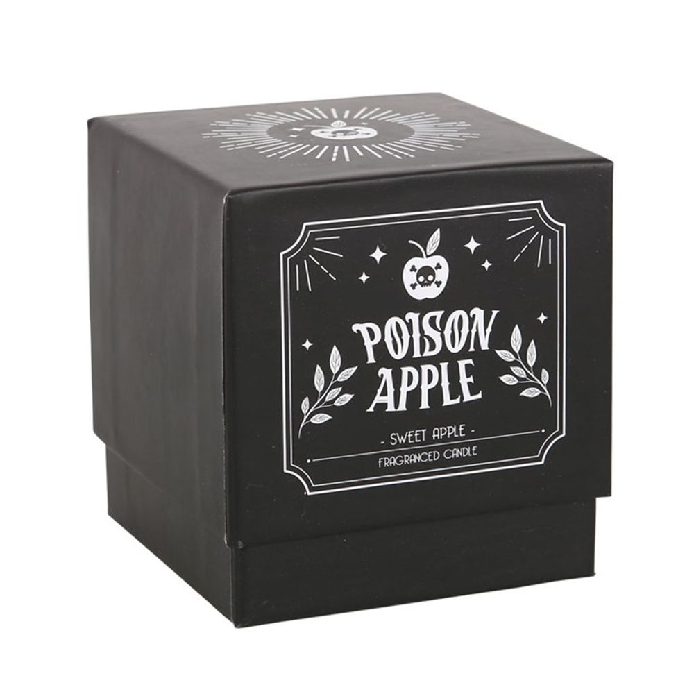 Indulge your senses with an enchanting blend of darkness and allure with this Poison Apple fragranced candle. Infused with the captivating scent of sweet apples, its bewitching aroma will put you under its spell. Approximately 21 hours burn time