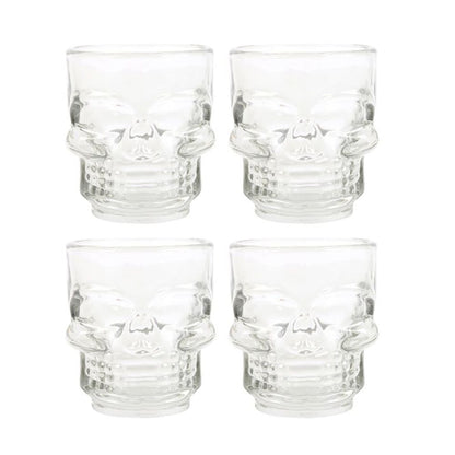  Add spooky fun to your shots with these uber cool Skull Shot Glasses.