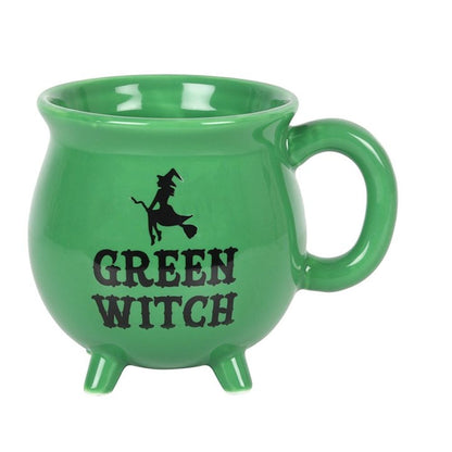 Brew up some fun with the Green Witch Cauldron Mug! This mug features a playful design of a cauldron and is perfect for any witch or wizard looking for a quirky addition to their kitchen. Sip your potions and spells in style with this unique cauldron mug. (No magic needed to enjoy!)