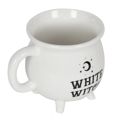 Get ready to brew your potions in style with our ceramic White Witch Cauldron Mug. Perfect for all your witchy needs, this cauldron-shaped mug is sure to add a touch of magic to your morning routine. Made with high-quality materials, it's both durable and stylish. Grab yours today and stir up some fun!