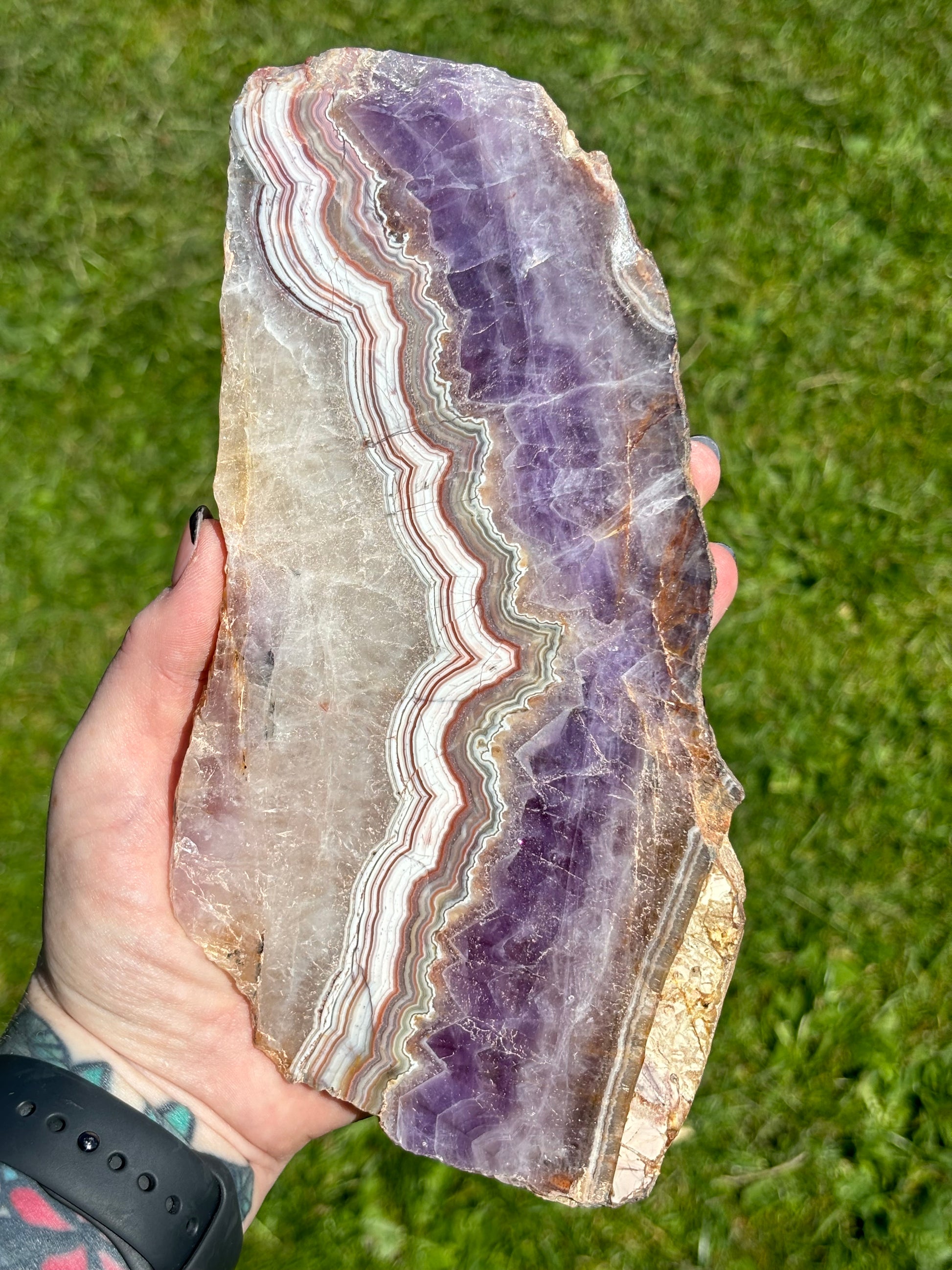 HUGE Mexican Amethyst Lace Slab