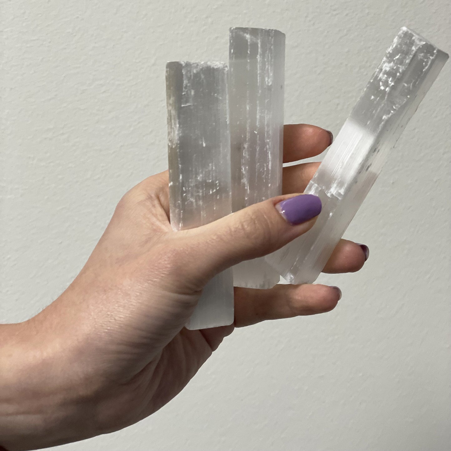 Raw Selenite Crystal Sticks