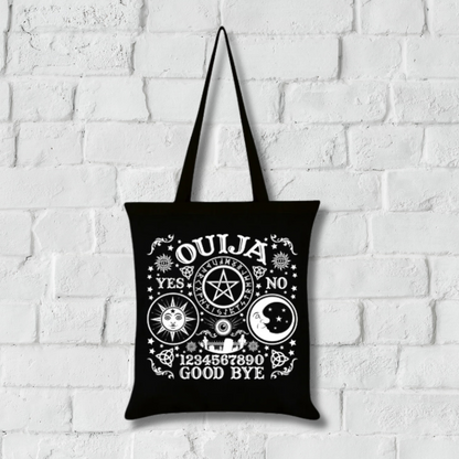 Ouija Board Black Tote Bag