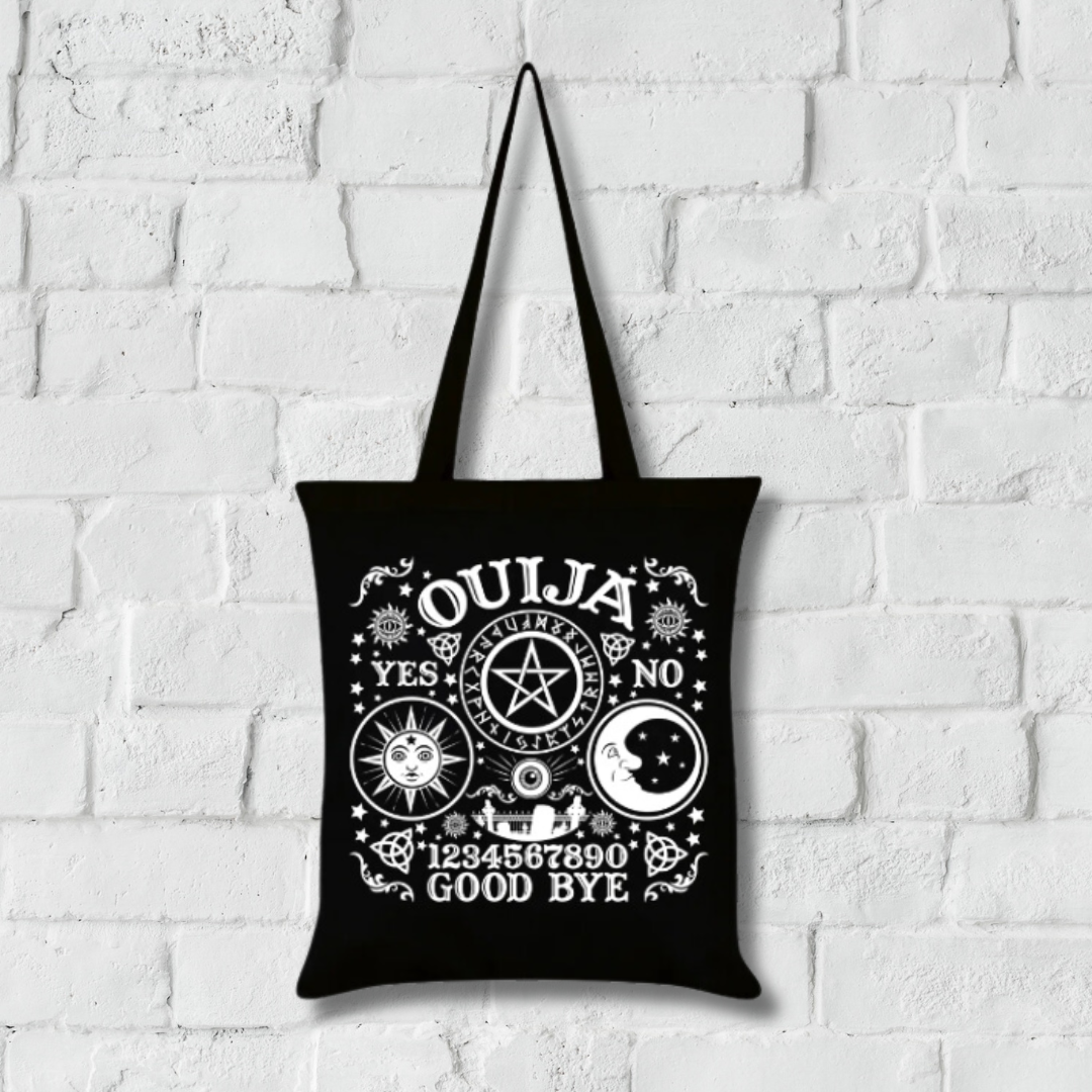 Planche Ouija Sac fourre-tout noir 