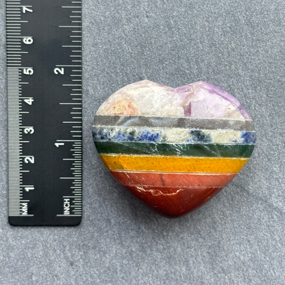 Carved Crystal Chakra Heart