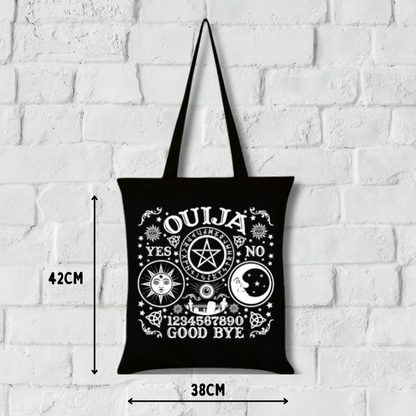 Ouija Board Black Tote Bag