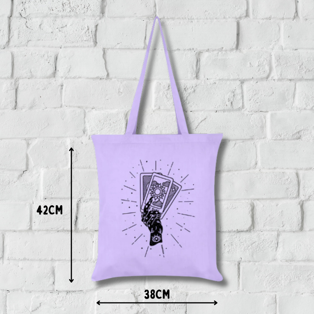 The Hand Of Tarot Lilac Tote Bag