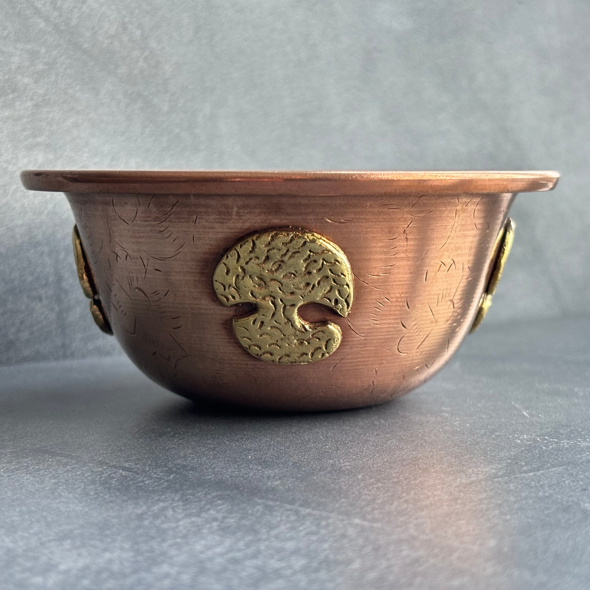  Tree Of Life Copper Ritual Bowl