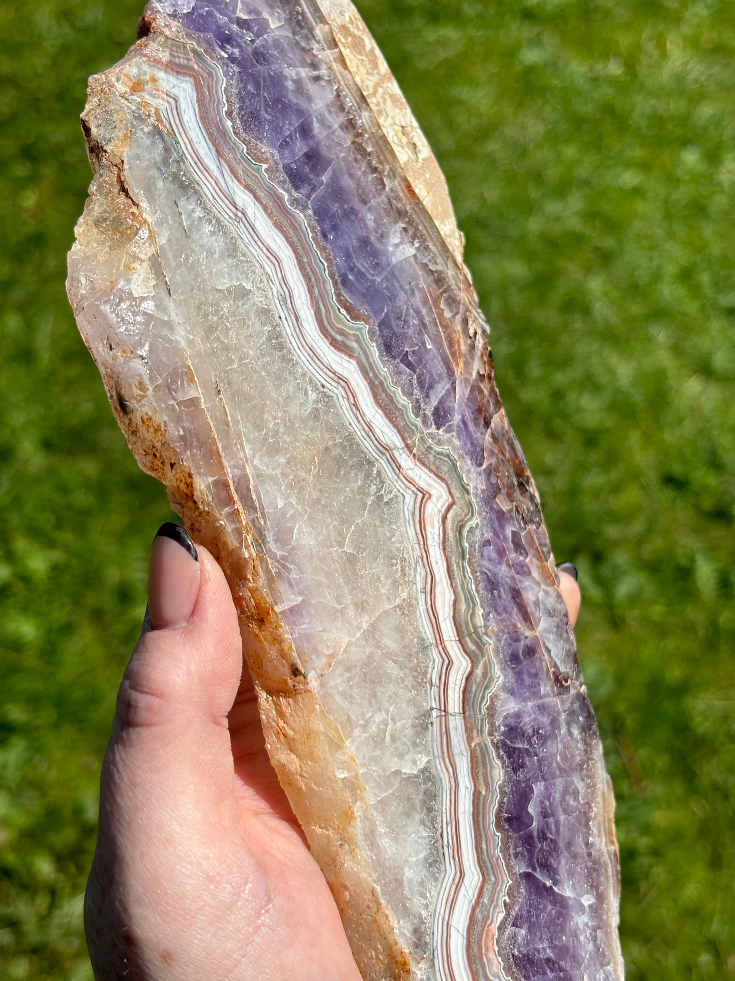 HUGE Mexican Amethyst Lace Slab