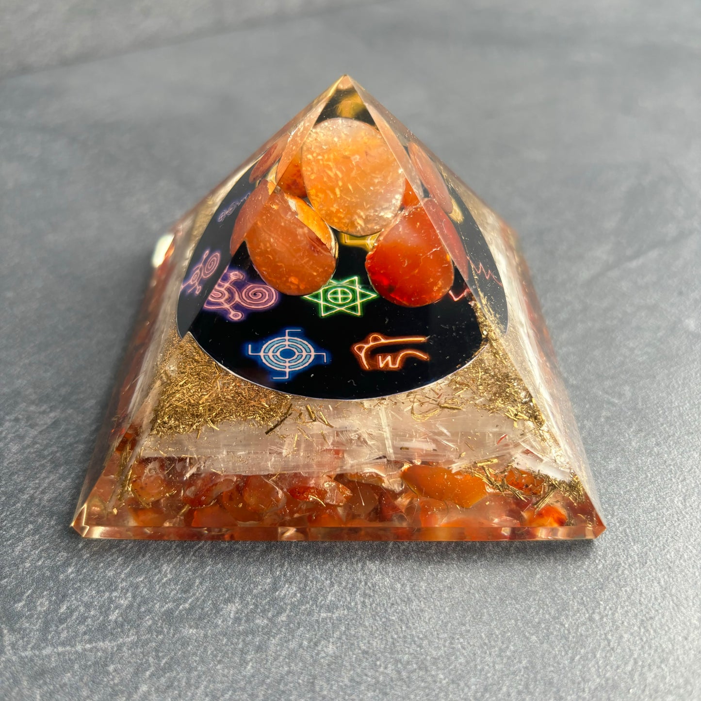 Orgonite Pyramid - Midnight Reiki