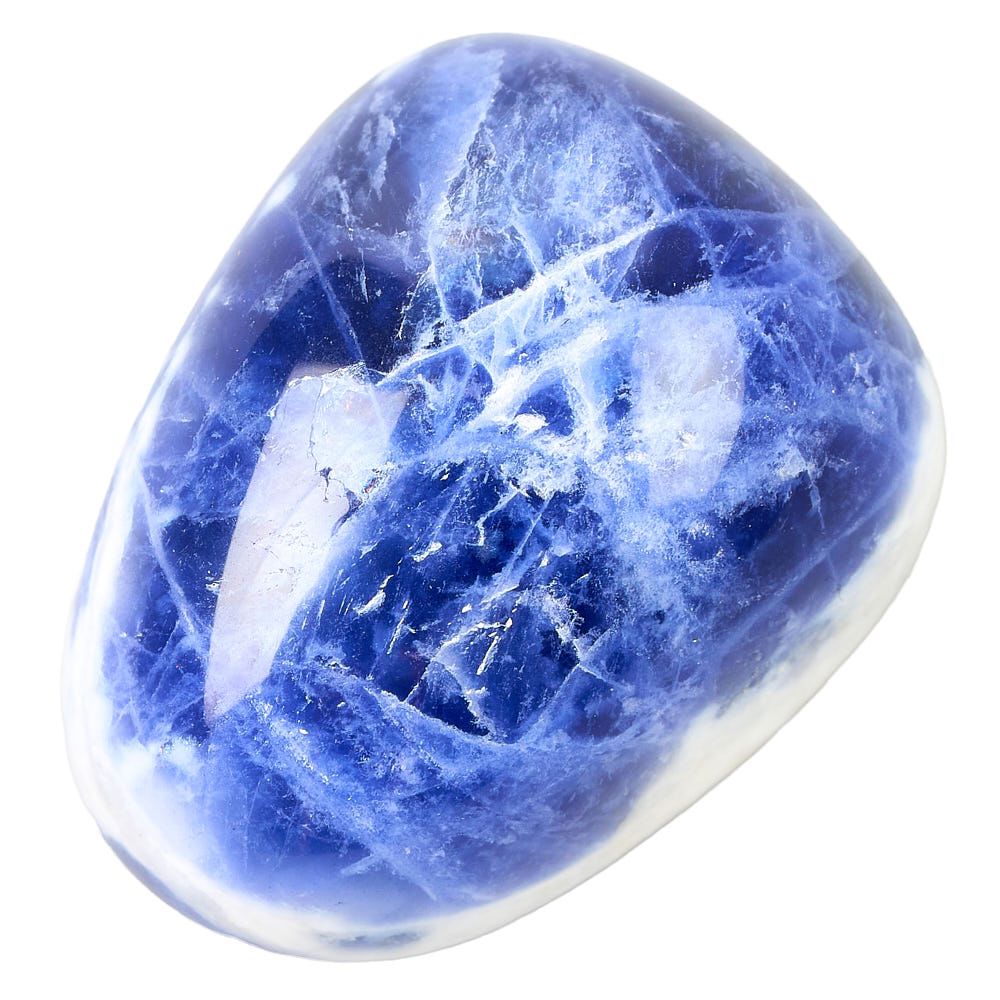 Pierre polie en cristal sodalite