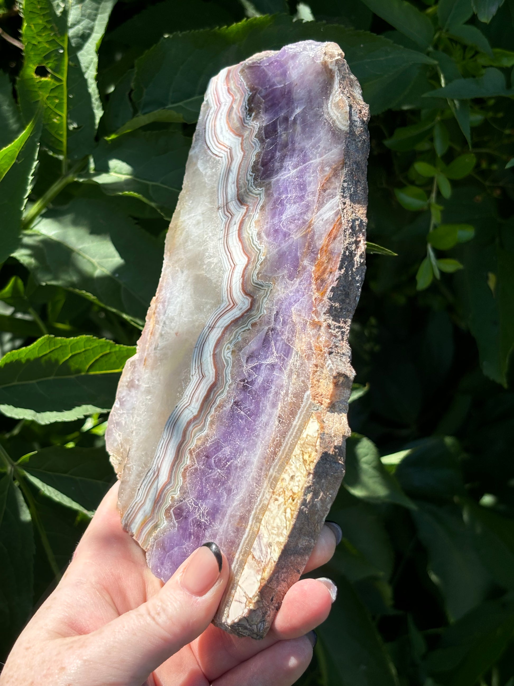 HUGE Mexican Amethyst Lace Slab