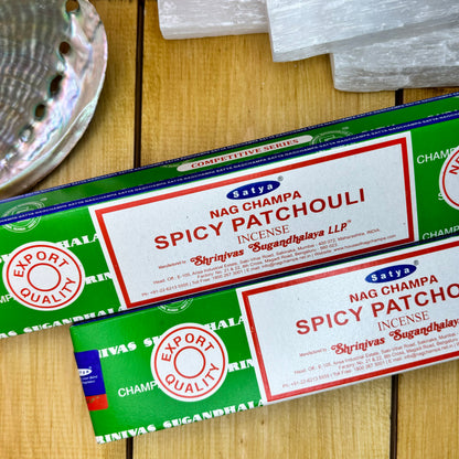 Spicy Patchouli - Satya Incense Sticks