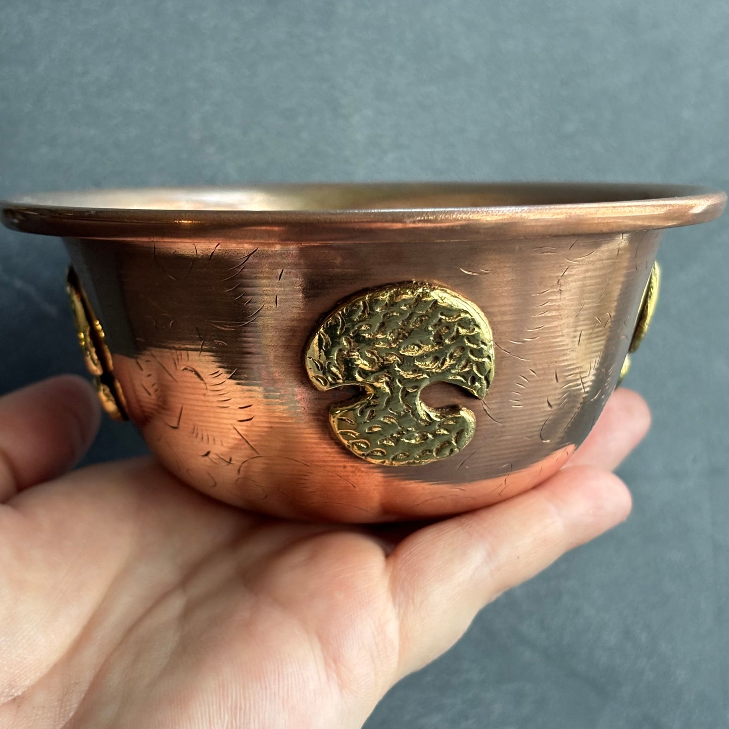  Tree Of Life Copper Ritual Bowl