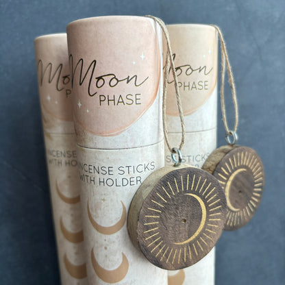 Moon Phase Coconut Incense Gift Set