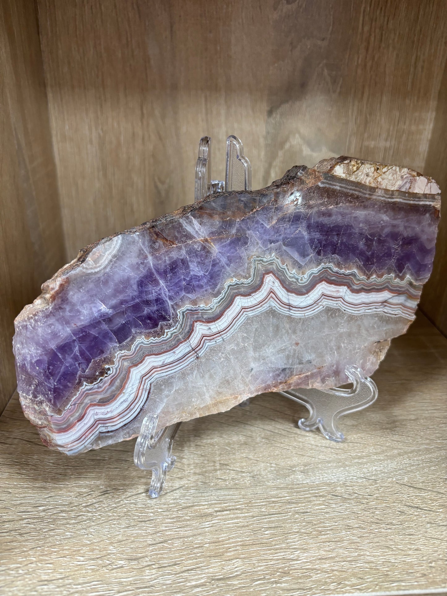 HUGE Mexican Amethyst Lace Slab