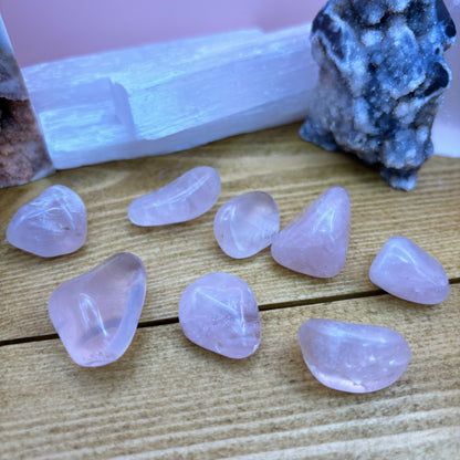 Rose Quartz Polished Crystal Tumblestone