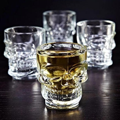  Add spooky fun to your shots with these uber cool Skull Shot Glasses.