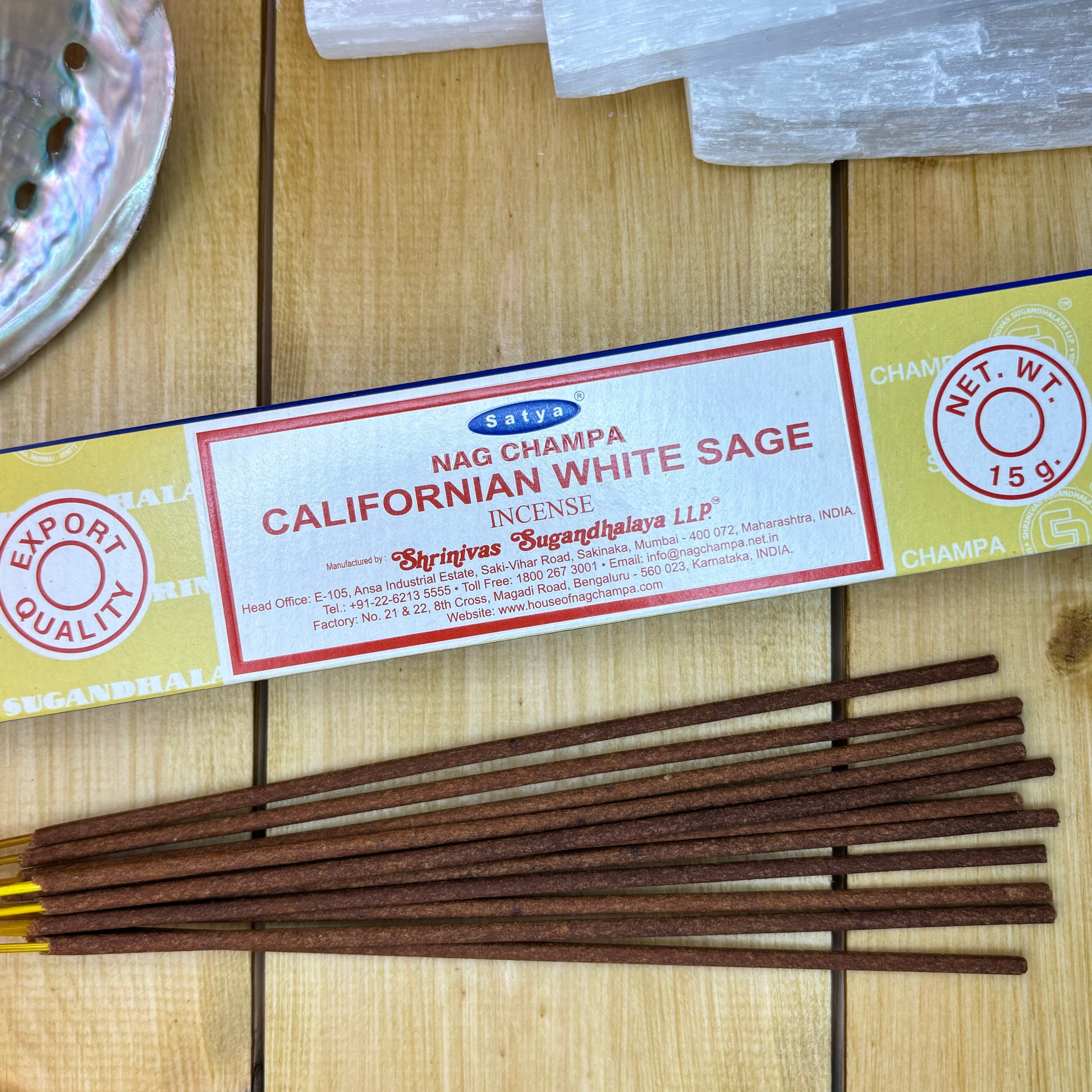 Californian White Sage - Satya Incense Sticks]