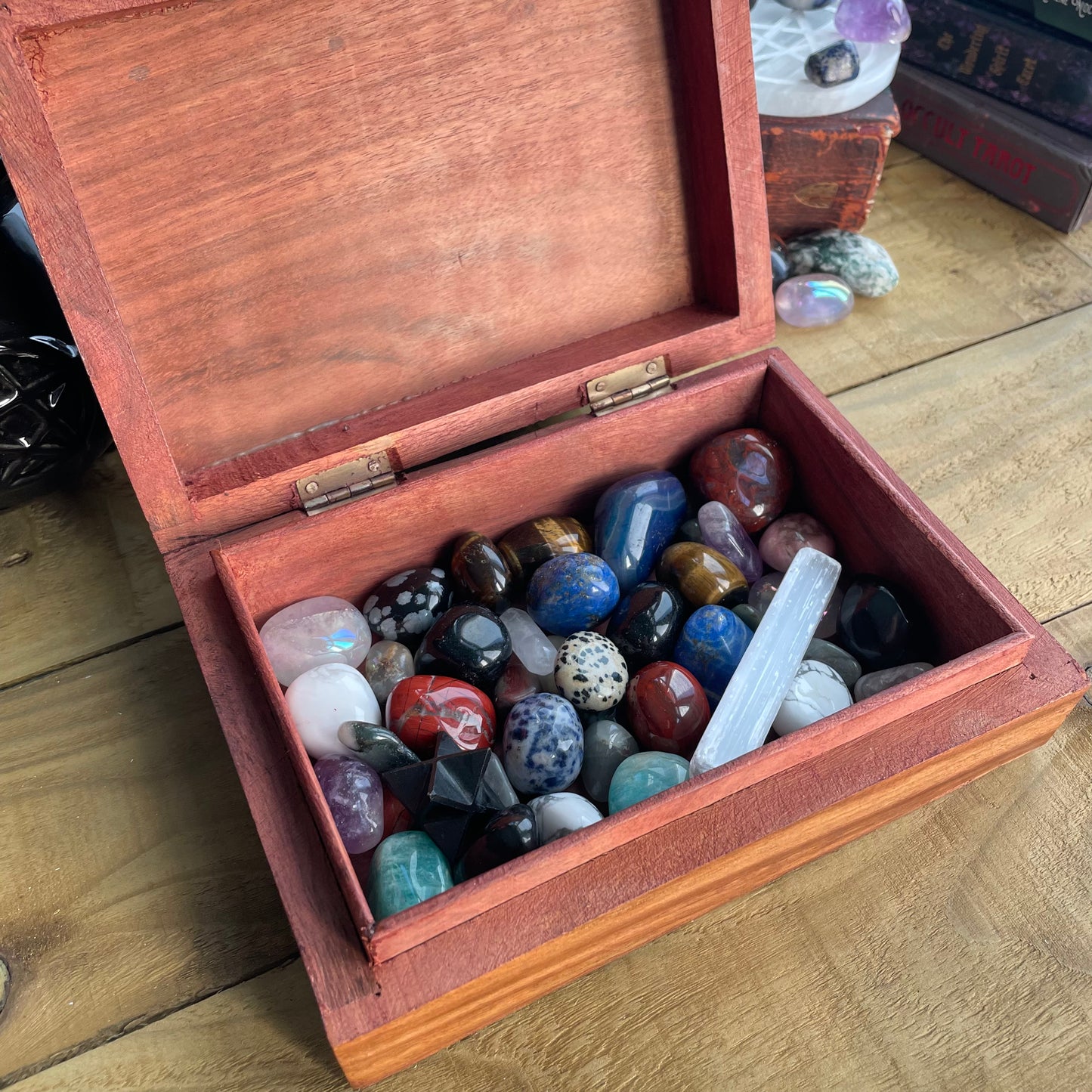 Pentagram Wooden Trinket Box