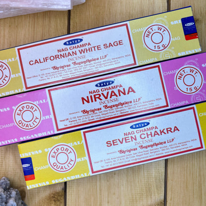 Purify & Renew Collection: Set of 3 - Satya Incense