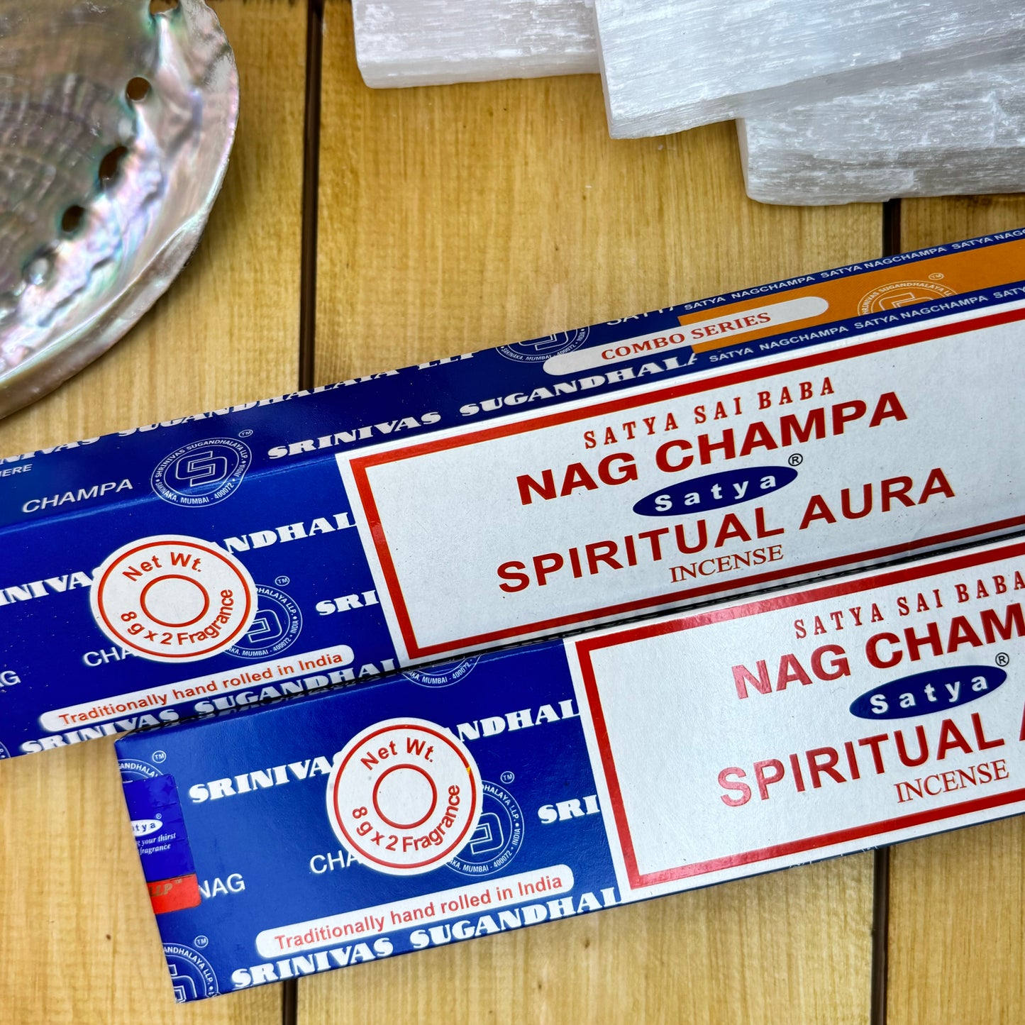 Mezcla de Aura Espiritual/Nag Champa - Varillas de Incienso Satya