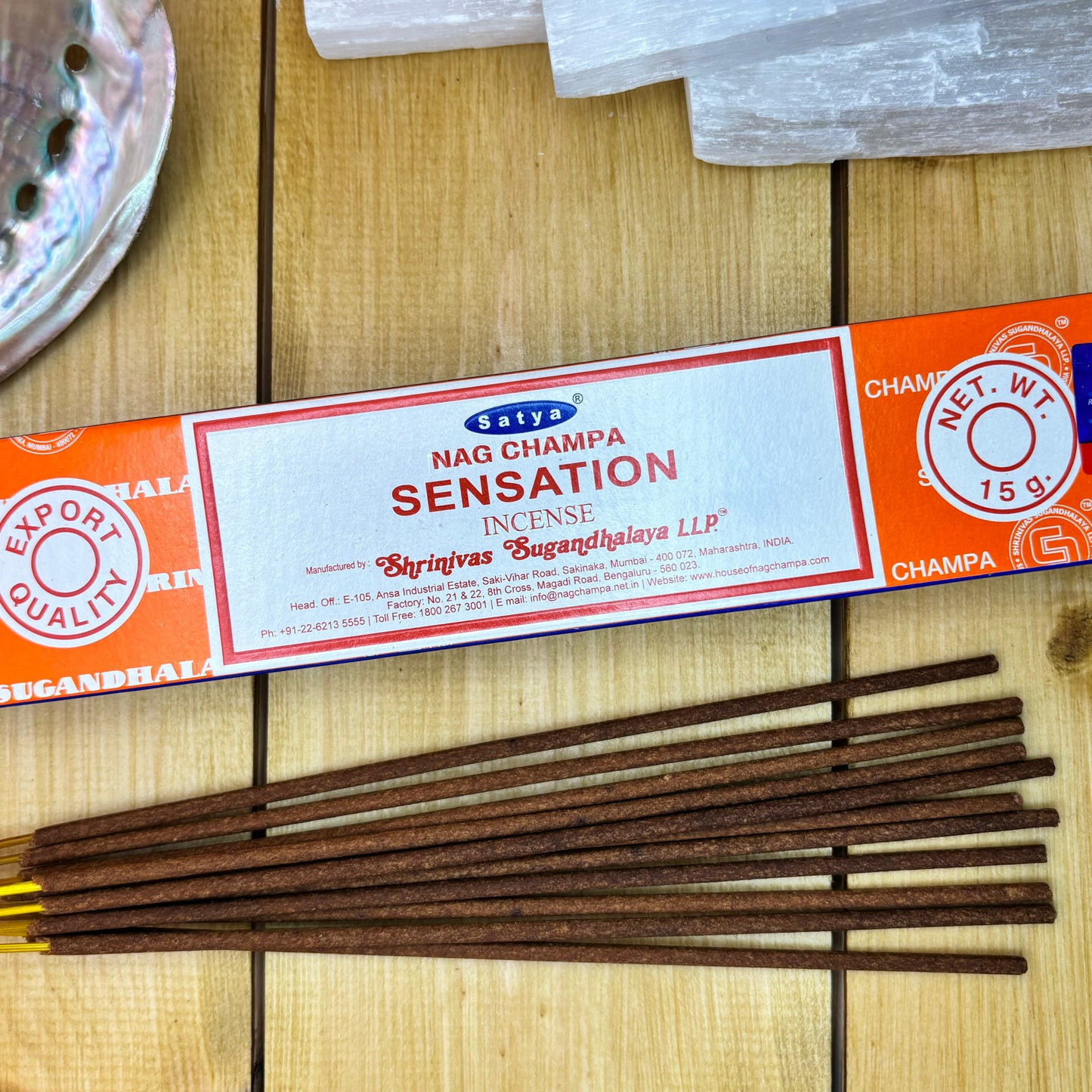 Sensation Collection: Set of 4 - Satya Incense