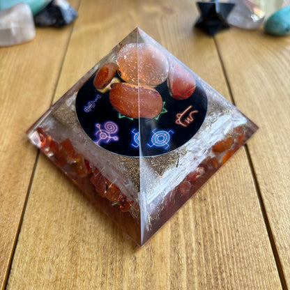 Orgonite Pyramid - Midnight Reiki