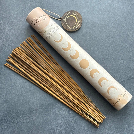 Moon Phase Coconut Incense Gift Set