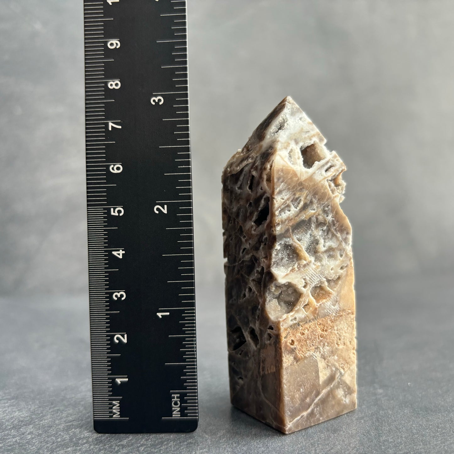 Natural Sphalerite Druzy Crystal Point #2