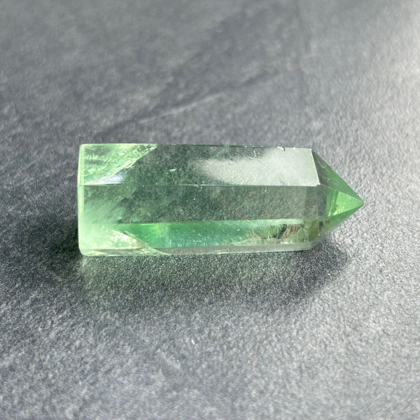 Rainbow Fluorite Crystal Point #4