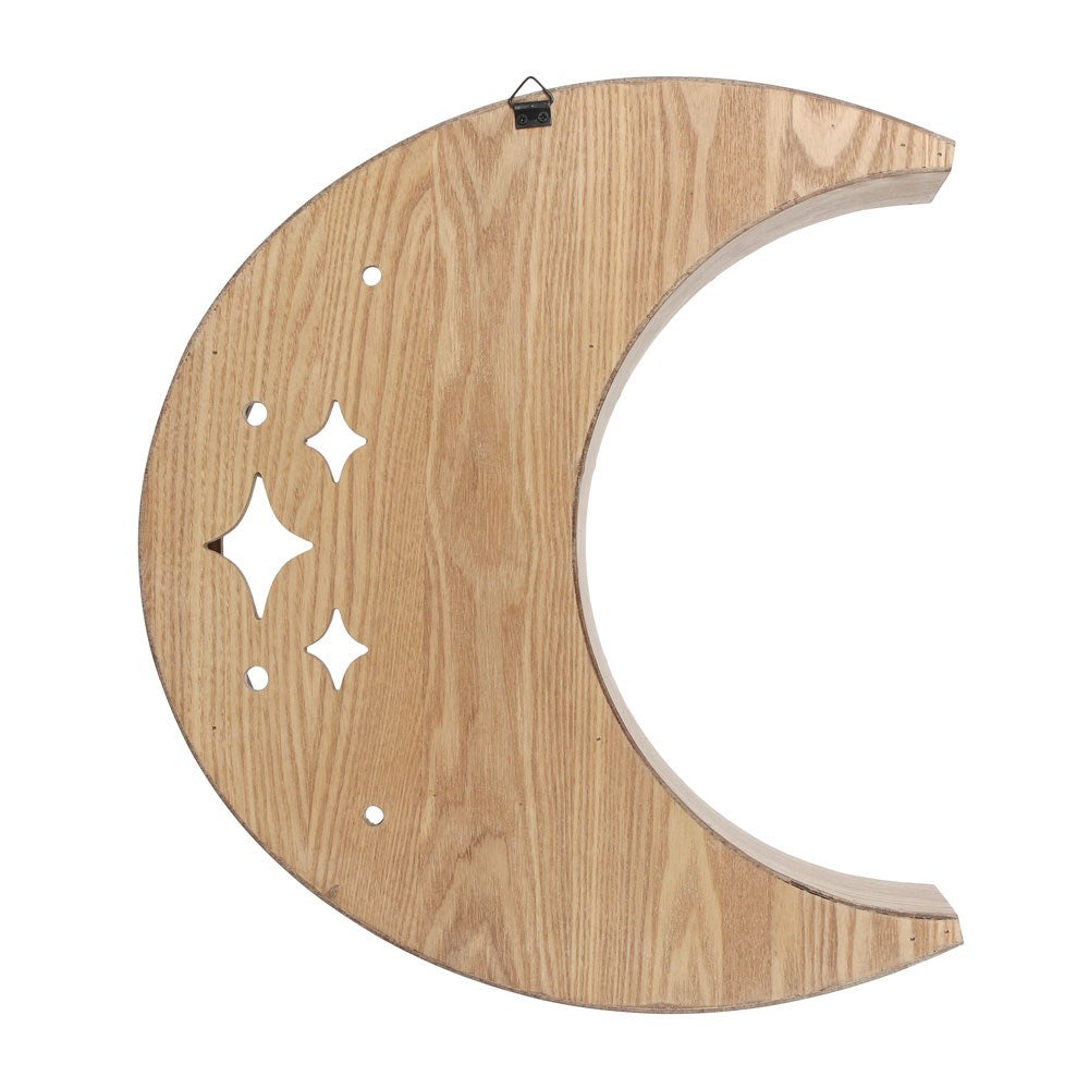 Crescent Moon Hanging Wall Shelf