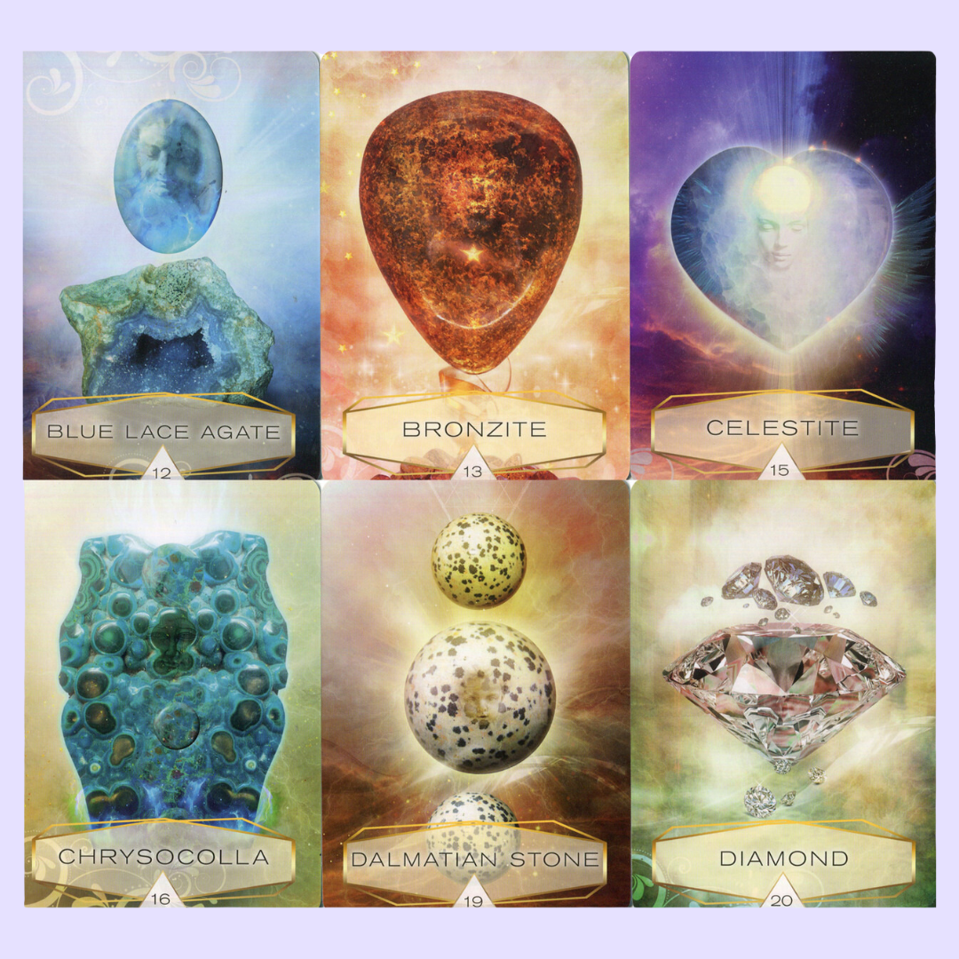 The Crystal Spirits Oracle card deck by Colette Baron-Reid includes a 58-card deck and 215 page guidebook. This deck shares the powerful messages of the crystals that heal and guide those to greater consciousness. Beautifully presented in folding box and illustrated by Jena DellaGrottaglia