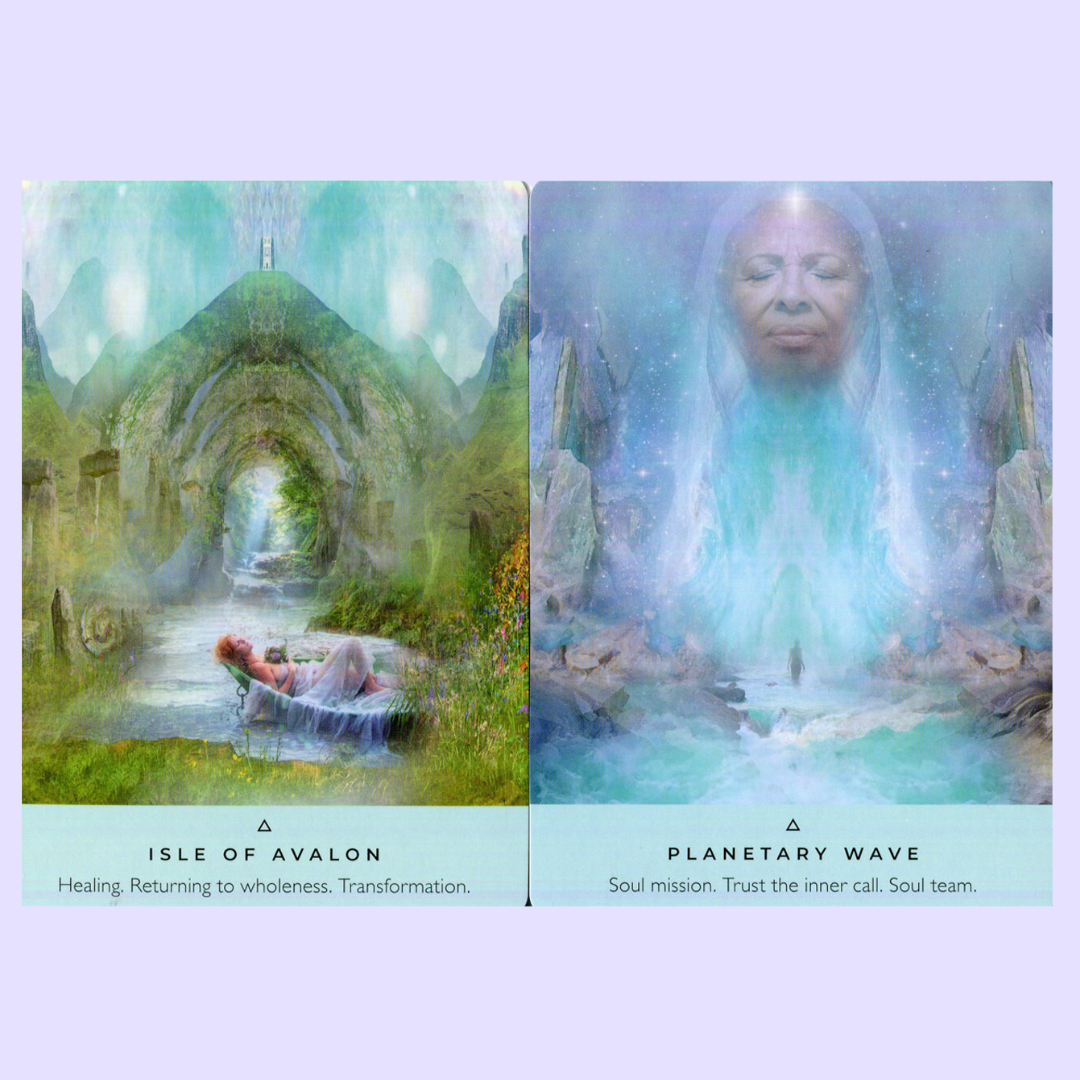 The Healing Waters Oracle card deck by Rebecca Campbell includes a 44-card deck and 176 page guidebook. This deck uses the healing power of water to deepen the user's spiritual connection and nurture the mind, body and soul. Beautifully presented in a matching box and illustrated by Katie-Louise