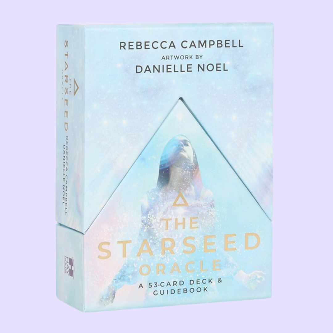 This oracle card deck from Rebecca Campbell is accompanied by the stunning artwork of Danielle Noel. The Starseed Oracle includes a 53-card deck and guidebook to help you connect to your cosmic origins as a Starseed Soul