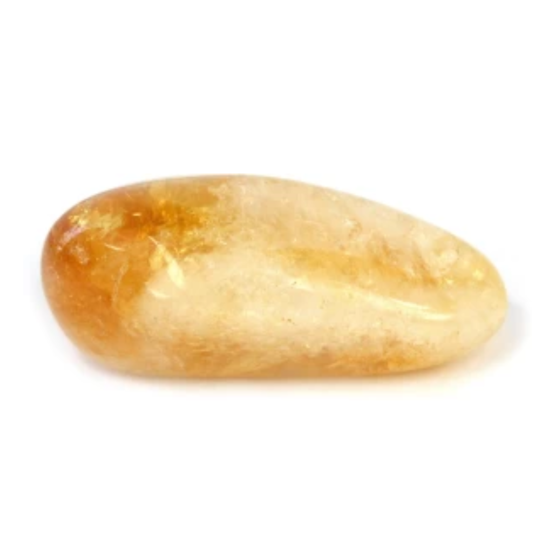 Honey Citrine Polished Crystal Tumble Stone