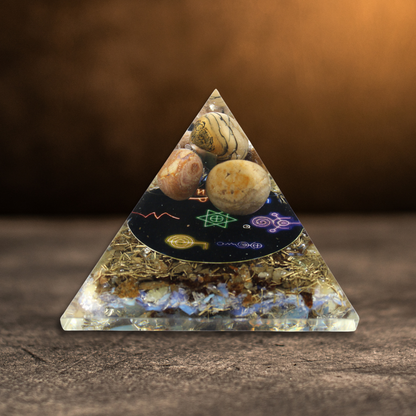 Orgonite Pyramid - Midnight Reiki