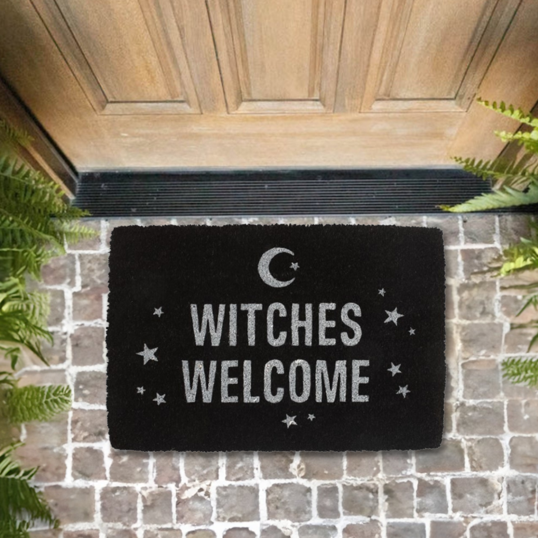 Black Witches Welcome Doormat