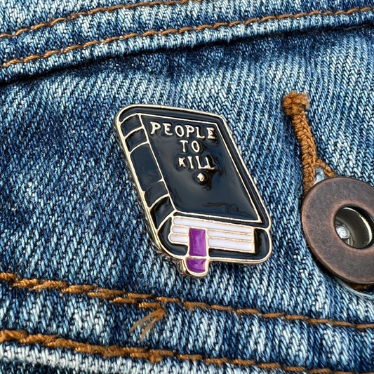 Book of People to Kill Enamel Pin | Disappear Here