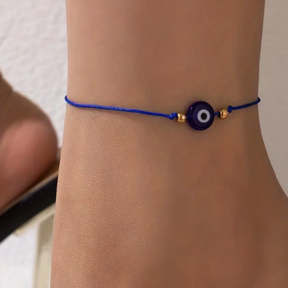 Evil Eye String Bracelet/ Anklet