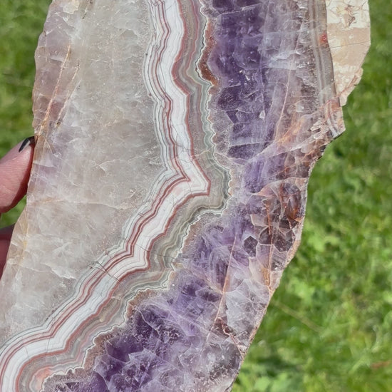 HUGE Mexican Amethyst Lace Slab