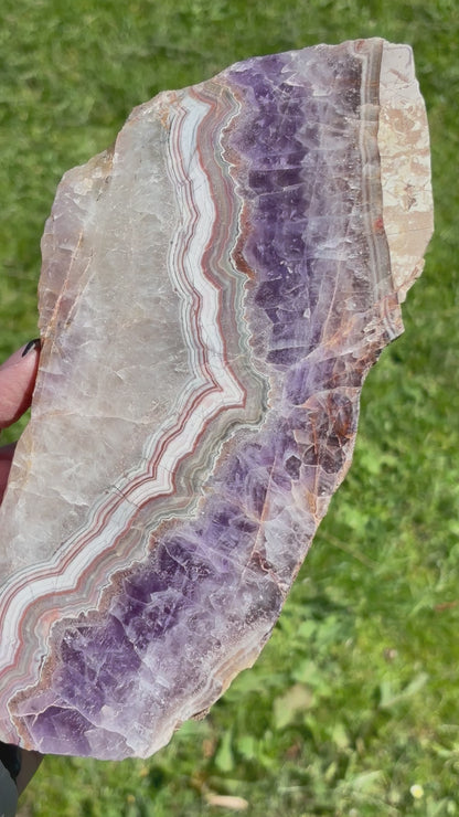 HUGE Mexican Amethyst Lace Slab